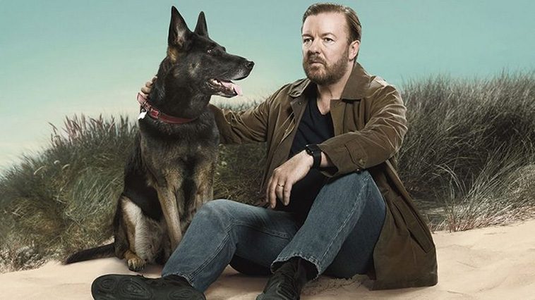 Ricky Gervais sörjer – fyrbenta kollegan från "After Life" död
