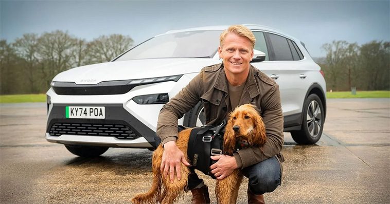 Hundar mår bättre i elbil – åtminstone om man ska tro Skoda