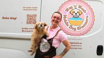 Klippning på hjul – Kristina satsar på mobil hundsalong i Stockholm
