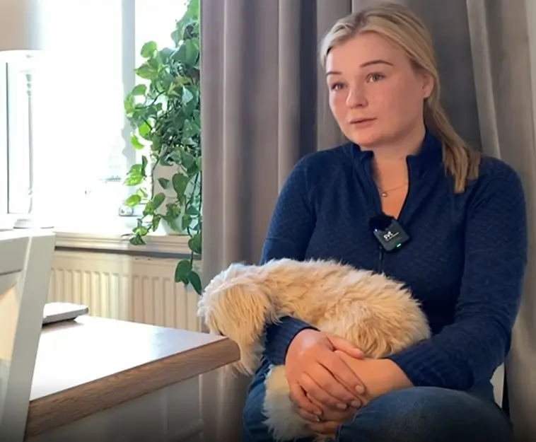 Hunden Kajsa hittade hem efter tre dygns försvinnande – följde doftspår till tryggheten