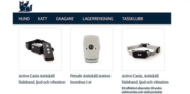 Efter kritiken: AniCura tar bort antiskallprodukterna från sin webbshop