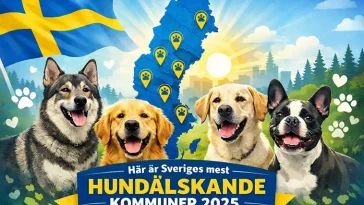 Här är Sveriges mest hundälskande kommuner 2025