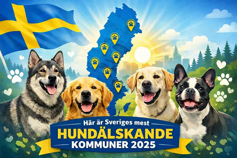 Här är Sveriges mest hundälskande kommuner 2025