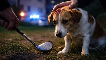 Hund slagen med golfklubba för att den kissade – misstänkt djurplågeri i Skåne