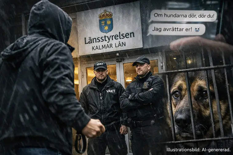 Hundägare åtalas efter hotvåg – riktade grova hot mot myndighet