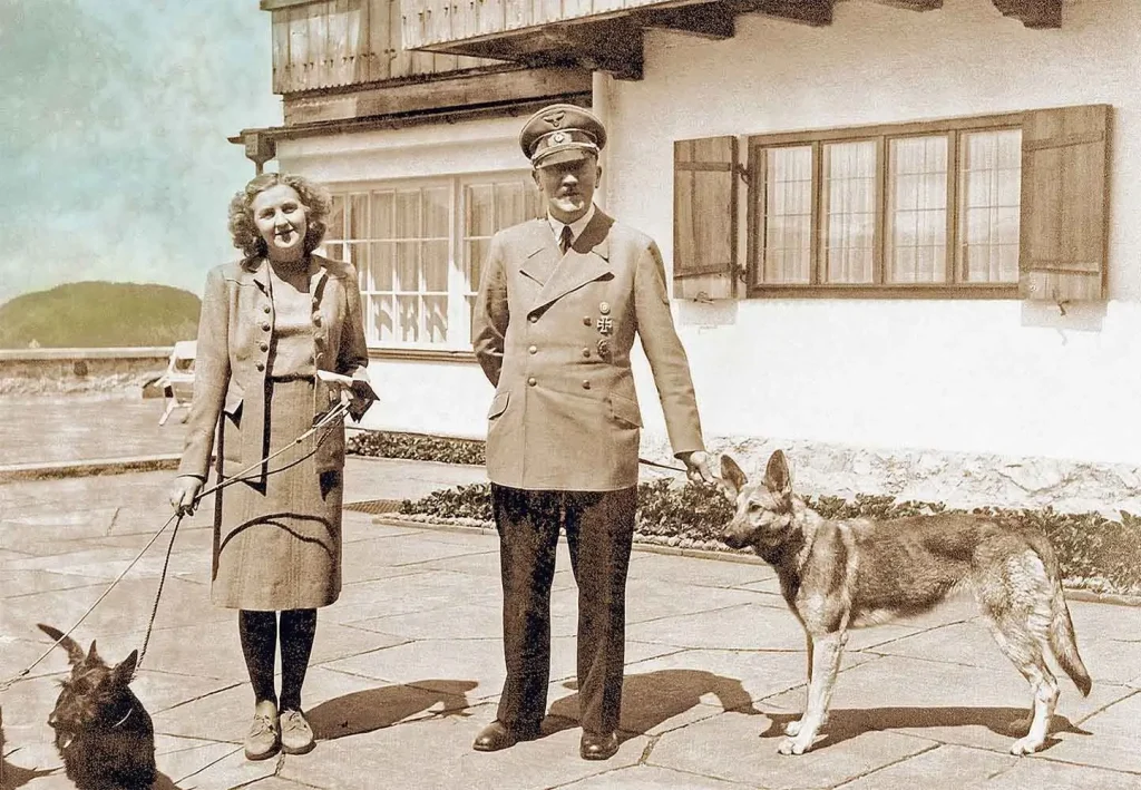 Hunden Blondi var Hitlers närmaste följeslagare