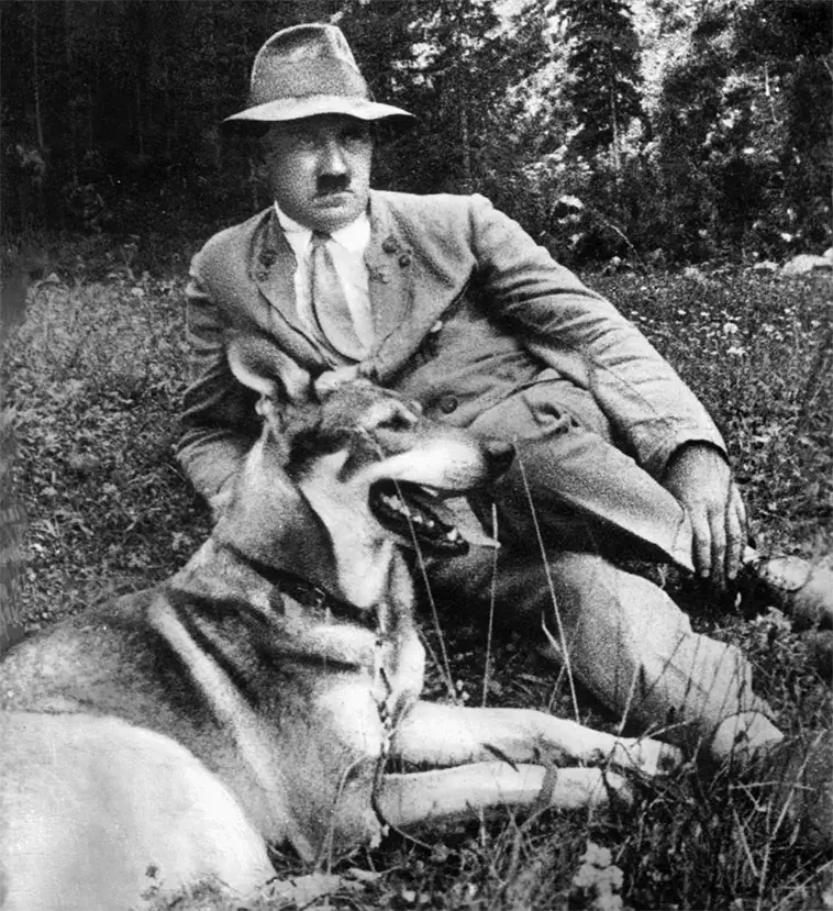 Hunden Blondi var Hitlers närmaste följeslagare