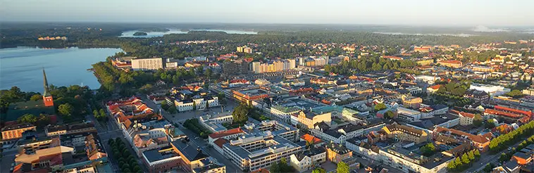 Svårt skadad hund hittades bunden i Växjö – fick skjutas på plats