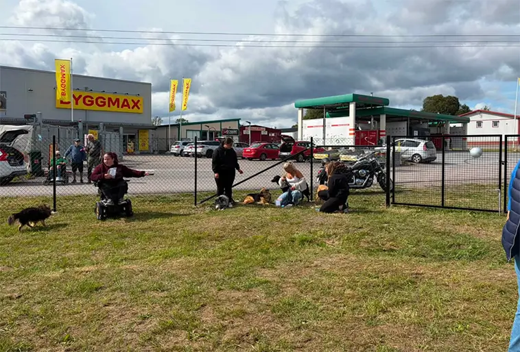Askersund har äntligen fått sin första hundrastgård