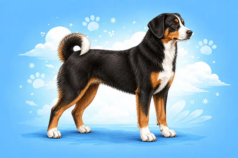 Allt om Appenzeller Sennenhund: Egenskaper, ursprung, hälsa och skötsel