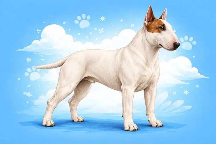 Allt om Bullterrier: Egenskaper, ursprung, hälsa och skötsel