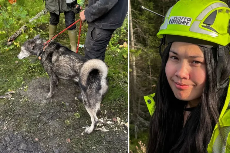 Jennifer grävde fram Tuss ur vallen – i träskor