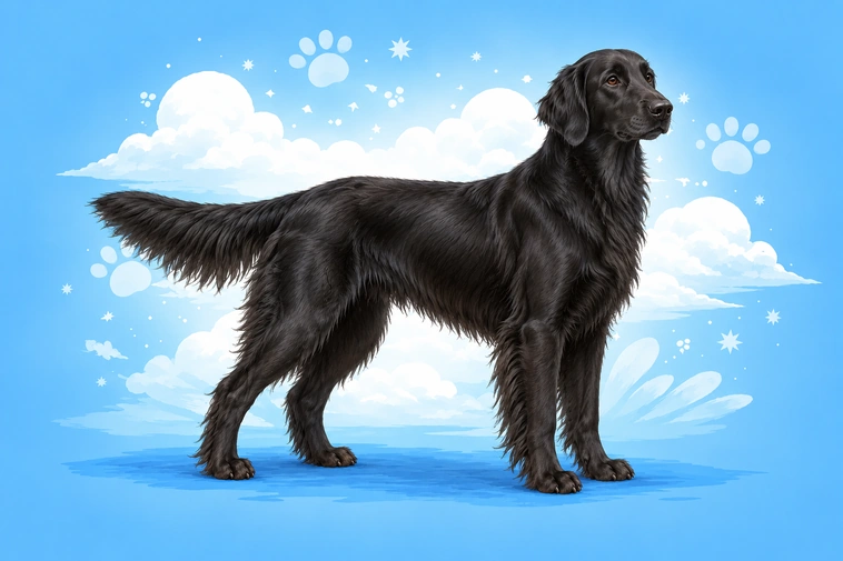 Allt om Flatcoated Retriever: Egenskaper, ursprung och skötsel