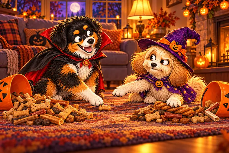 Glad Halloween från oss på Hundnytt – låt kvällen bli rolig för barnen och trygg för djuren