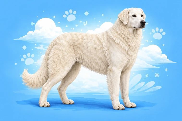 Allt om Kuvasz: Egenskaper, ursprung, hälsa och skötsel