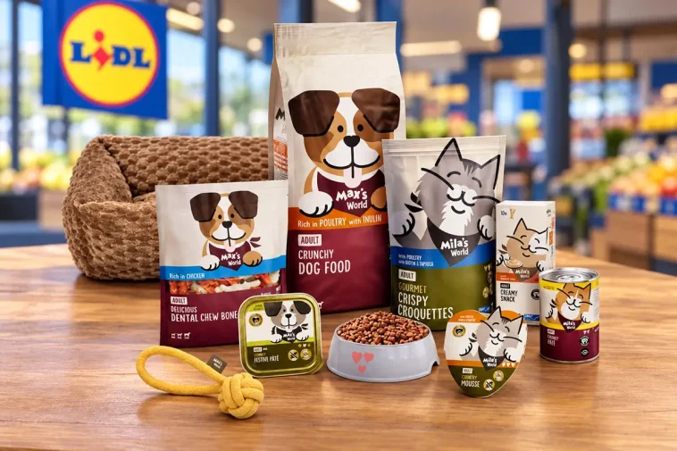 Lidl samlar hund- och kattmaten under nytt varumärke