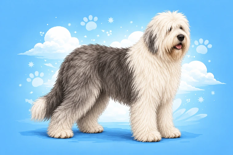Allt om Old English Sheepdog: Egenskaper, ursprung och skötsel
