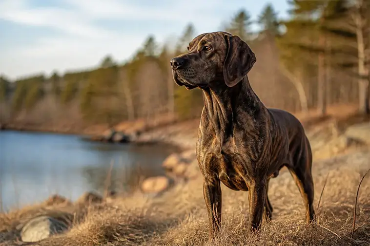 Hittade hunden skadad – såg en björn lämna platsen