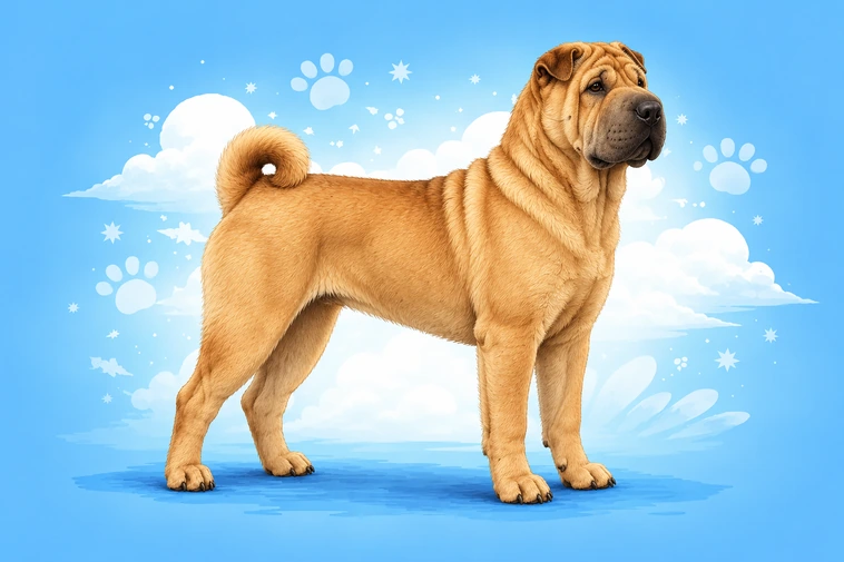 Allt om Shar Pei: Egenskaper, ursprung, hälsa och skötsel