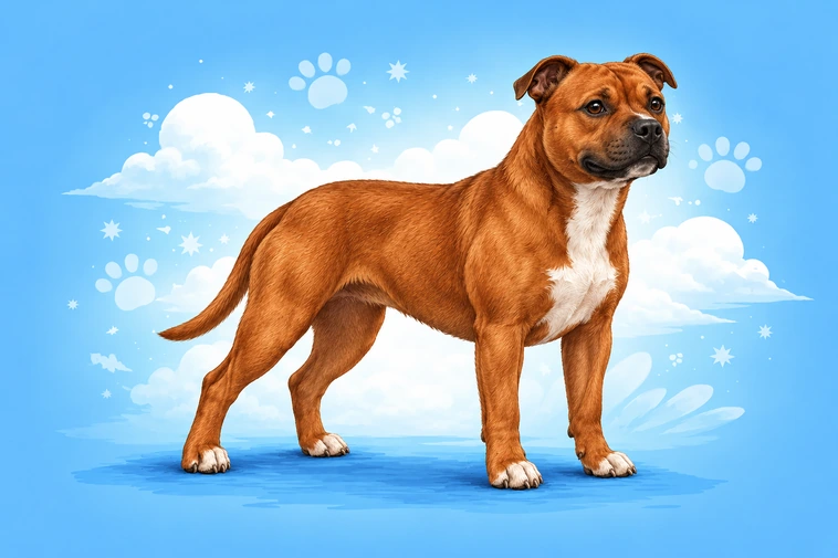 Allt om Staffordshire Bullterrier: Egenskaper, ursprung, hälsa och skötsel
