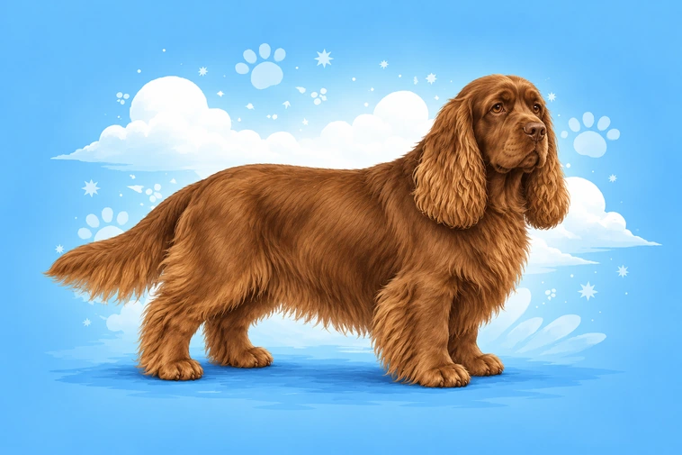 Allt om Sussex Spaniel: Egenskaper, ursprung, hälsa och skötsel