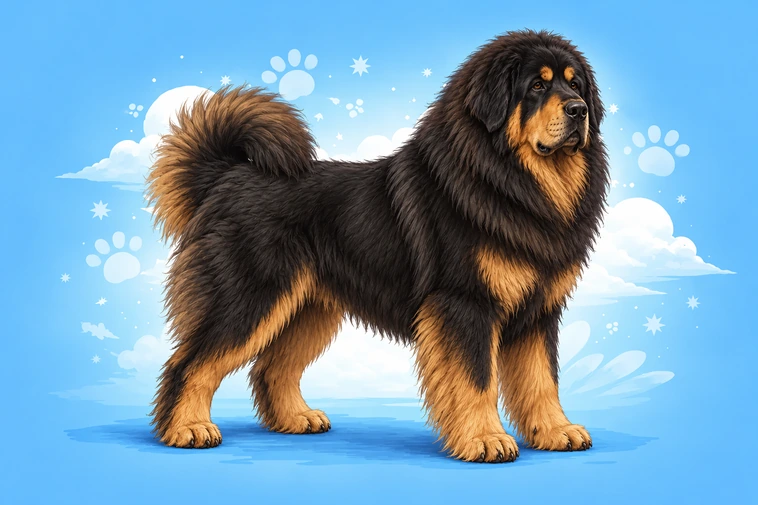 Allt om Tibetansk Mastiff: Egenskaper, ursprung, hälsa och skötsel