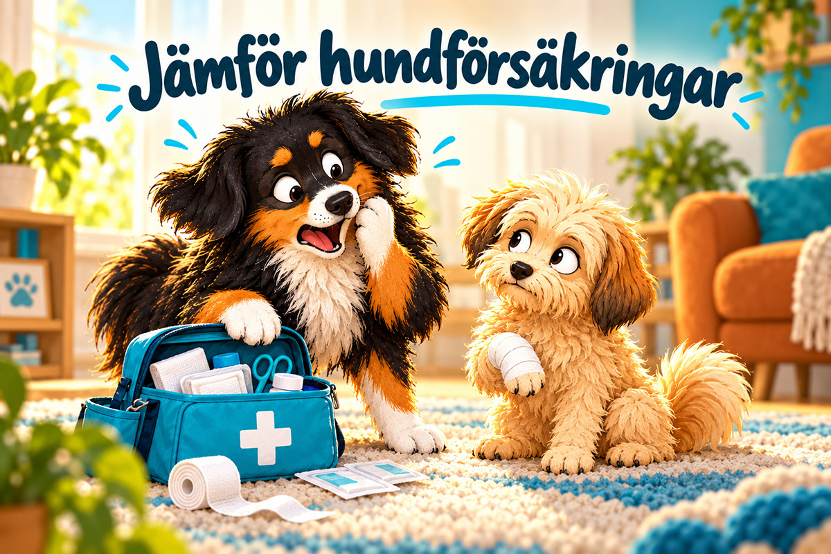Nyhet på Hundnytt: Nu kan du jämföra hundförsäkringar